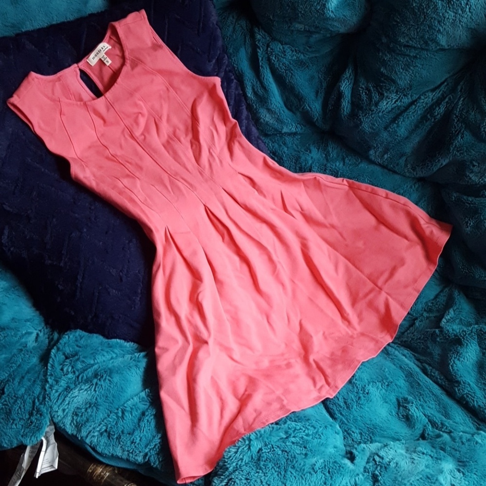 Coral dress